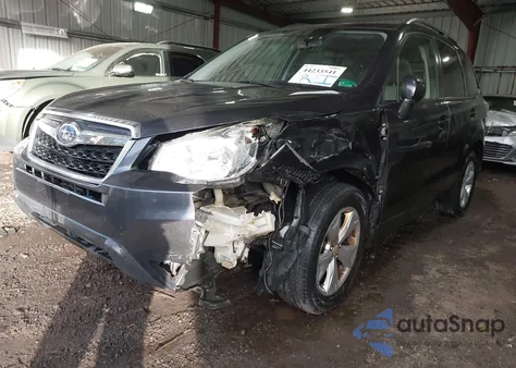 2016 Subaru Forester 2.5I Premium из США, поврежденный, VIN JF2SJADC4GH413620